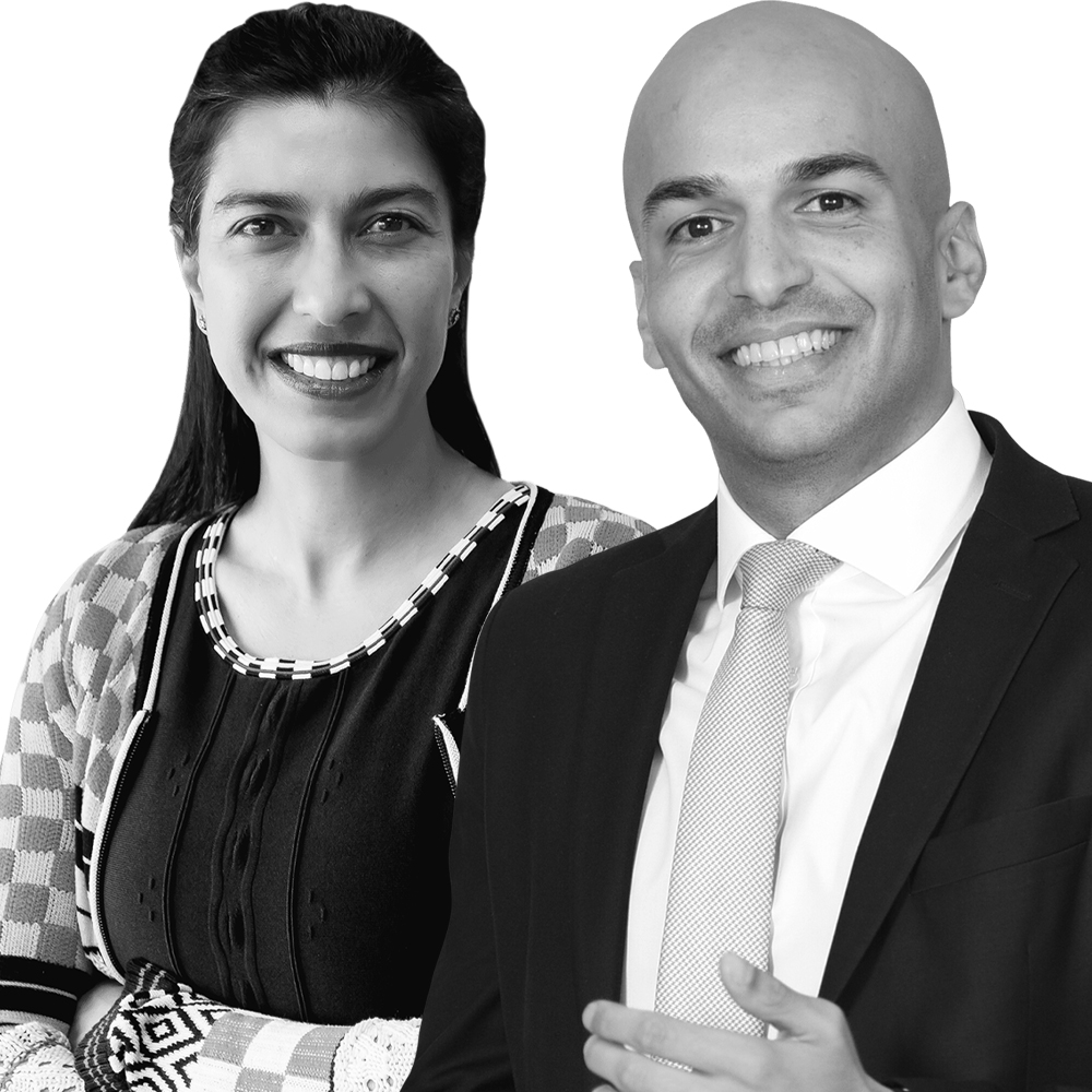 Nazmeera Moola and Adam Furlan