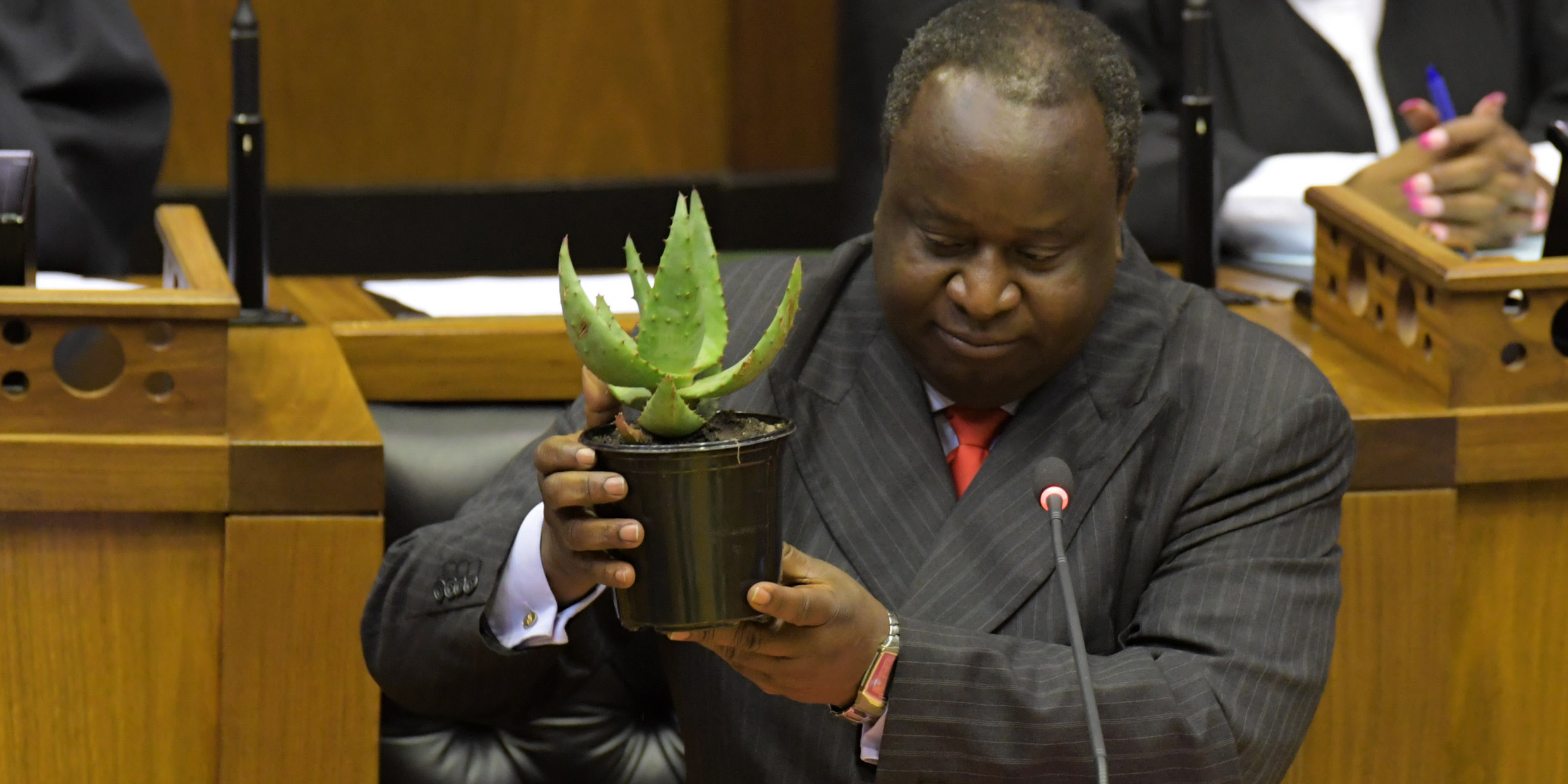 Mboweni presents medium-term budget in Parliament