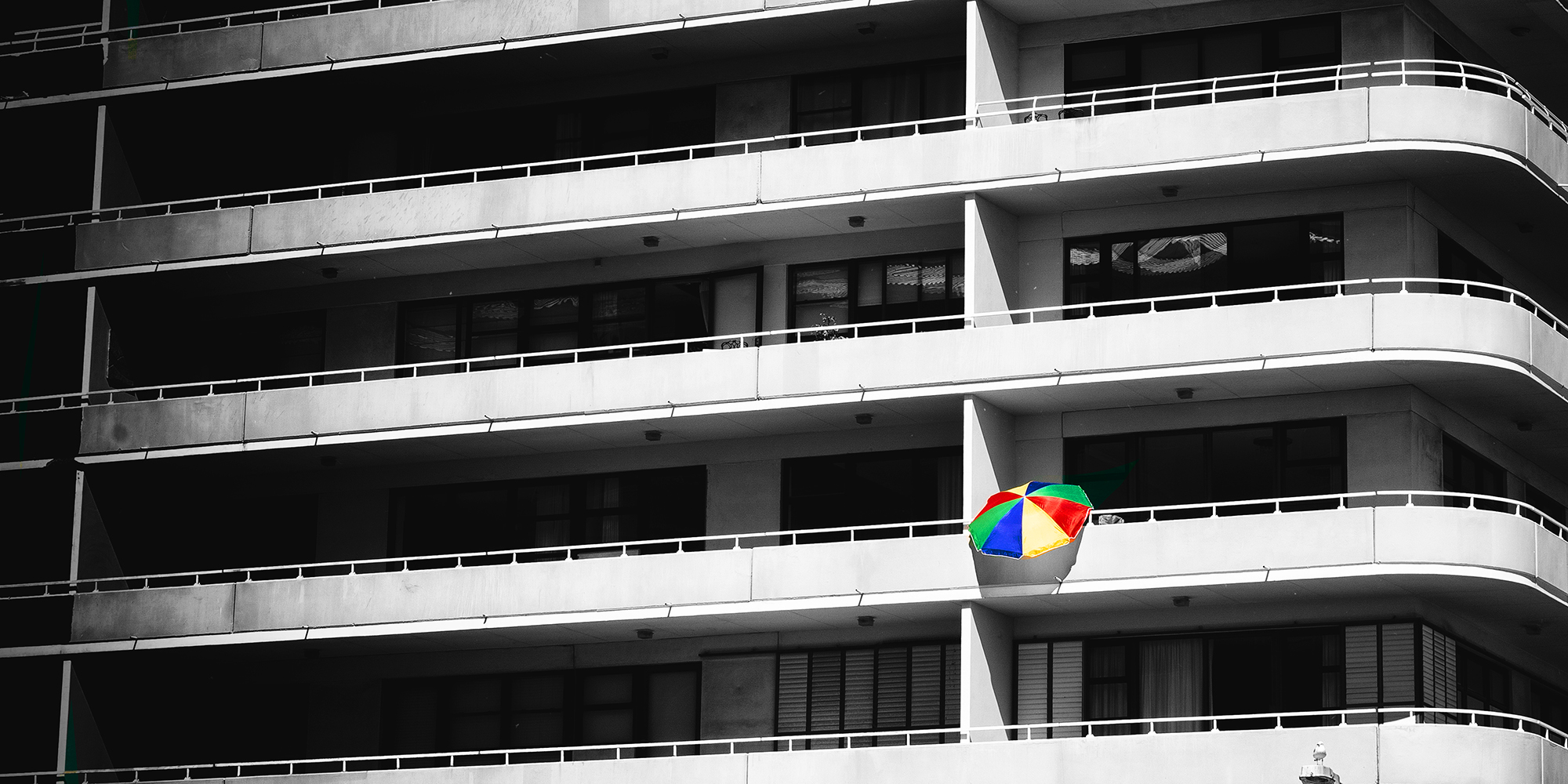 Empty spaces over COVID-19 lockdown