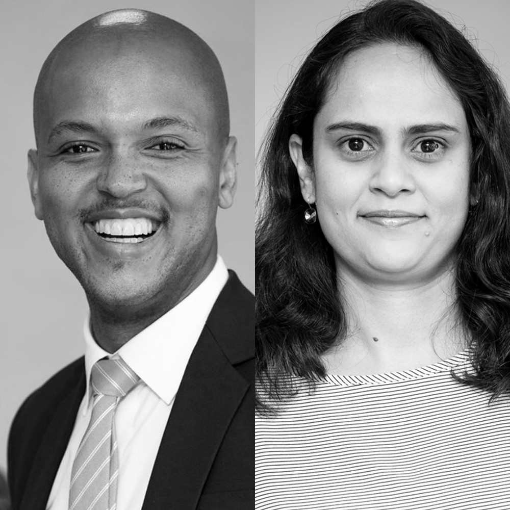 Thando Vilakazi and Sumayya Goga