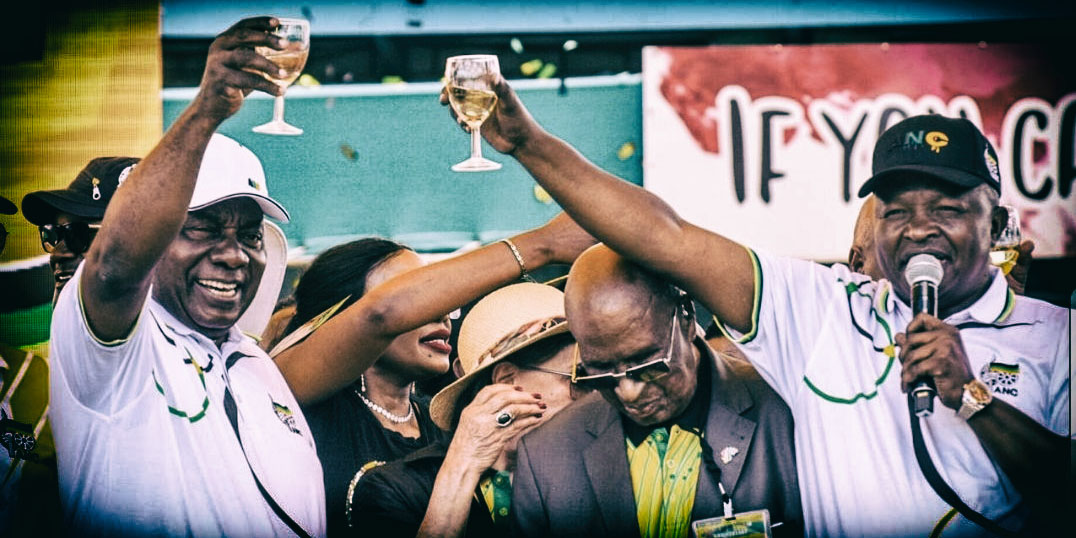 Cyril Ramaphosa sings tired tune to a faithful audience