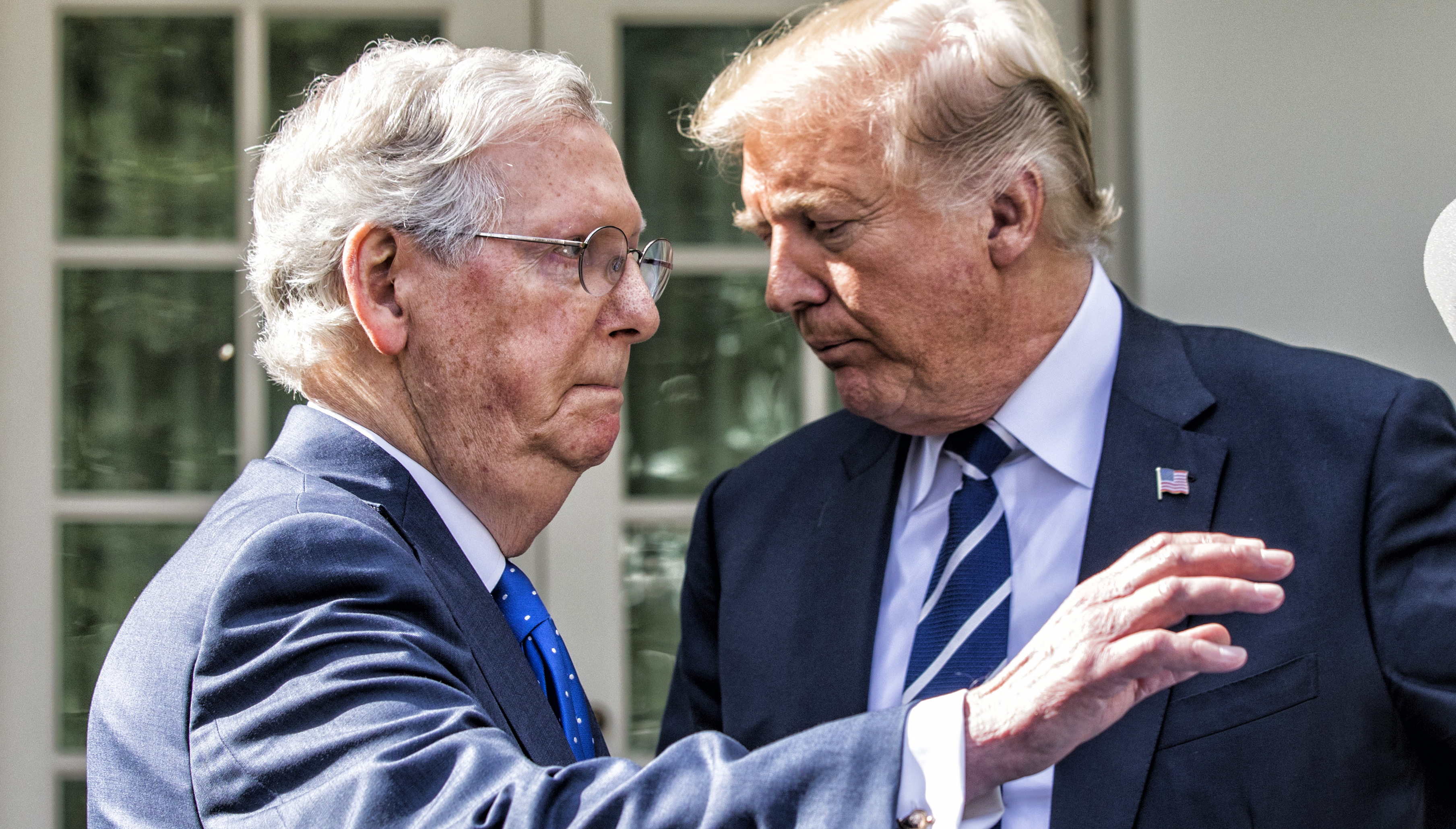 Trump and McConnell Speak to Media at White House