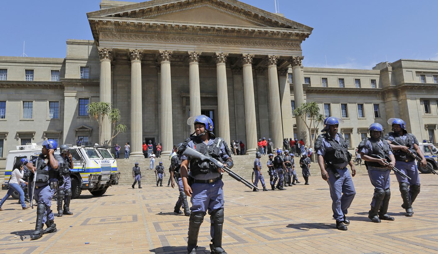#FeesMustFall: Tear gas, rubber bullets and batons – insiders' perspective