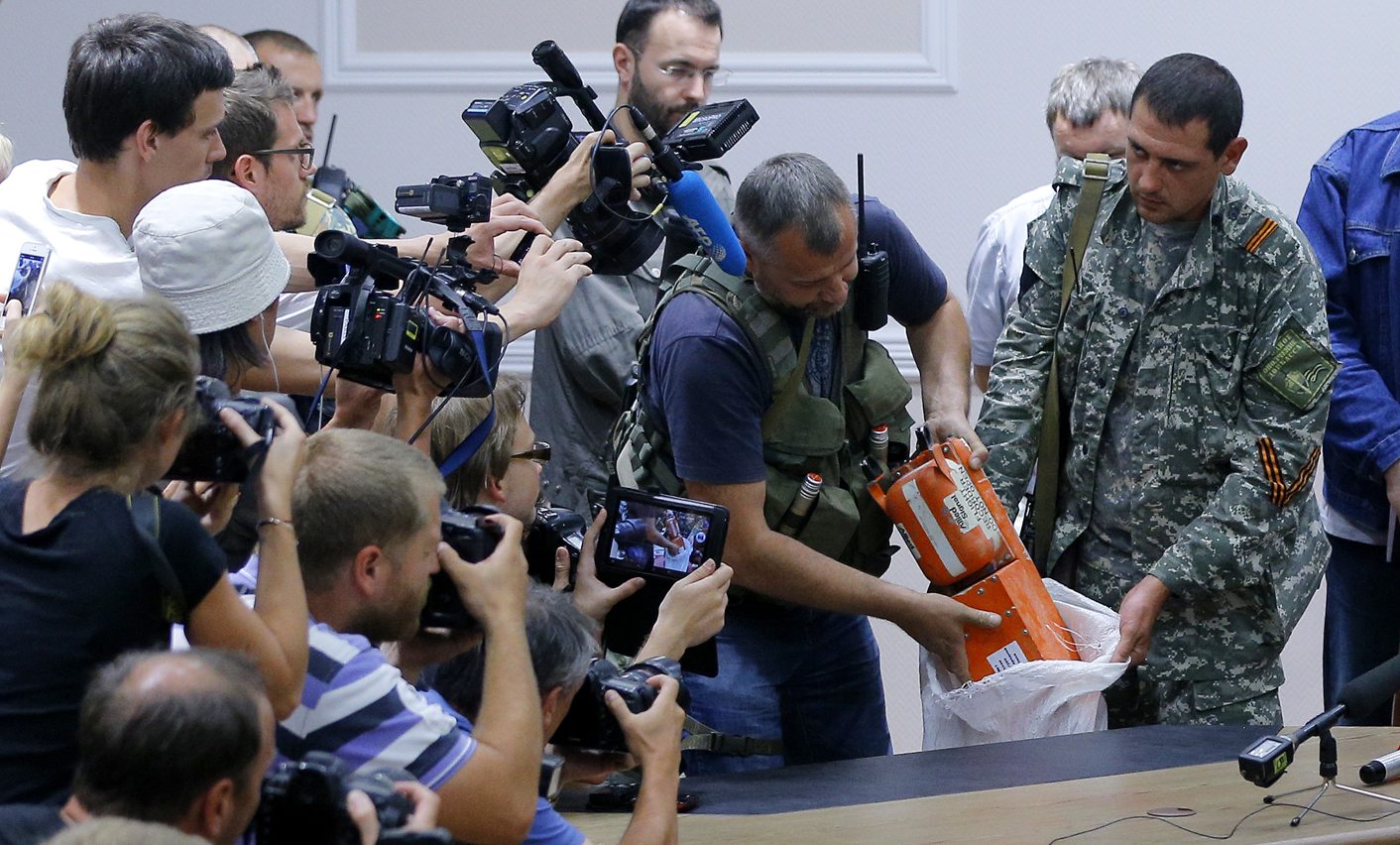 Bodies, black boxes handed over from Ukraine crash site