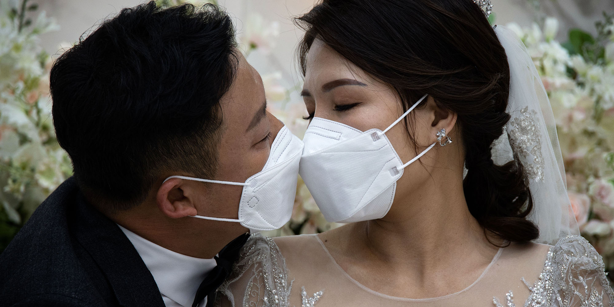 Wedding ceremony amid coronavirus pandemic in Korea