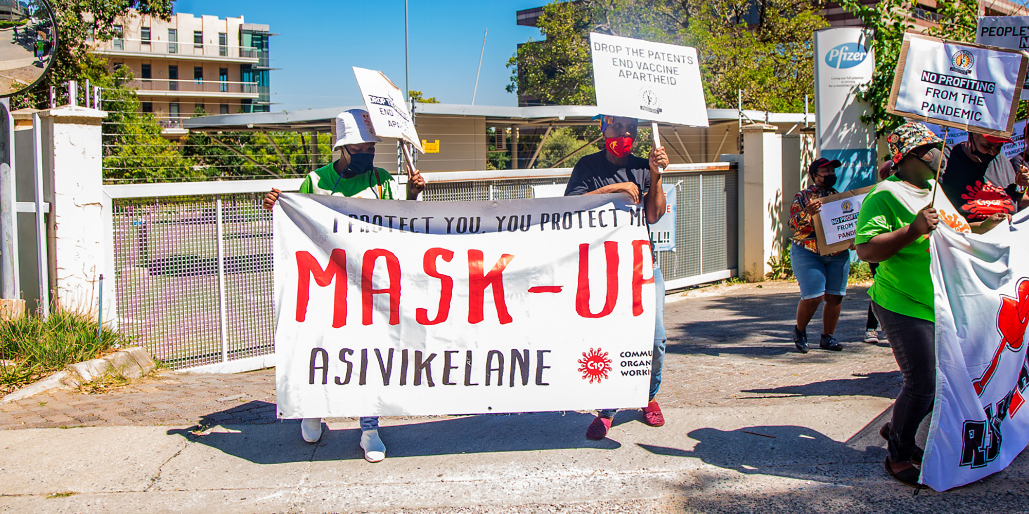 Global Day Of Action For A Peopleís Vaccine in Sandton