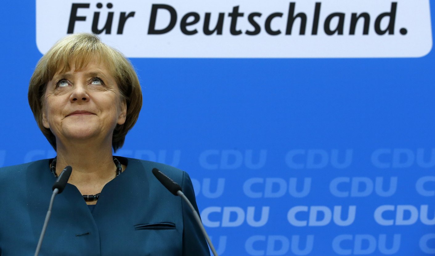 Angela Merkel's chemistry in motion