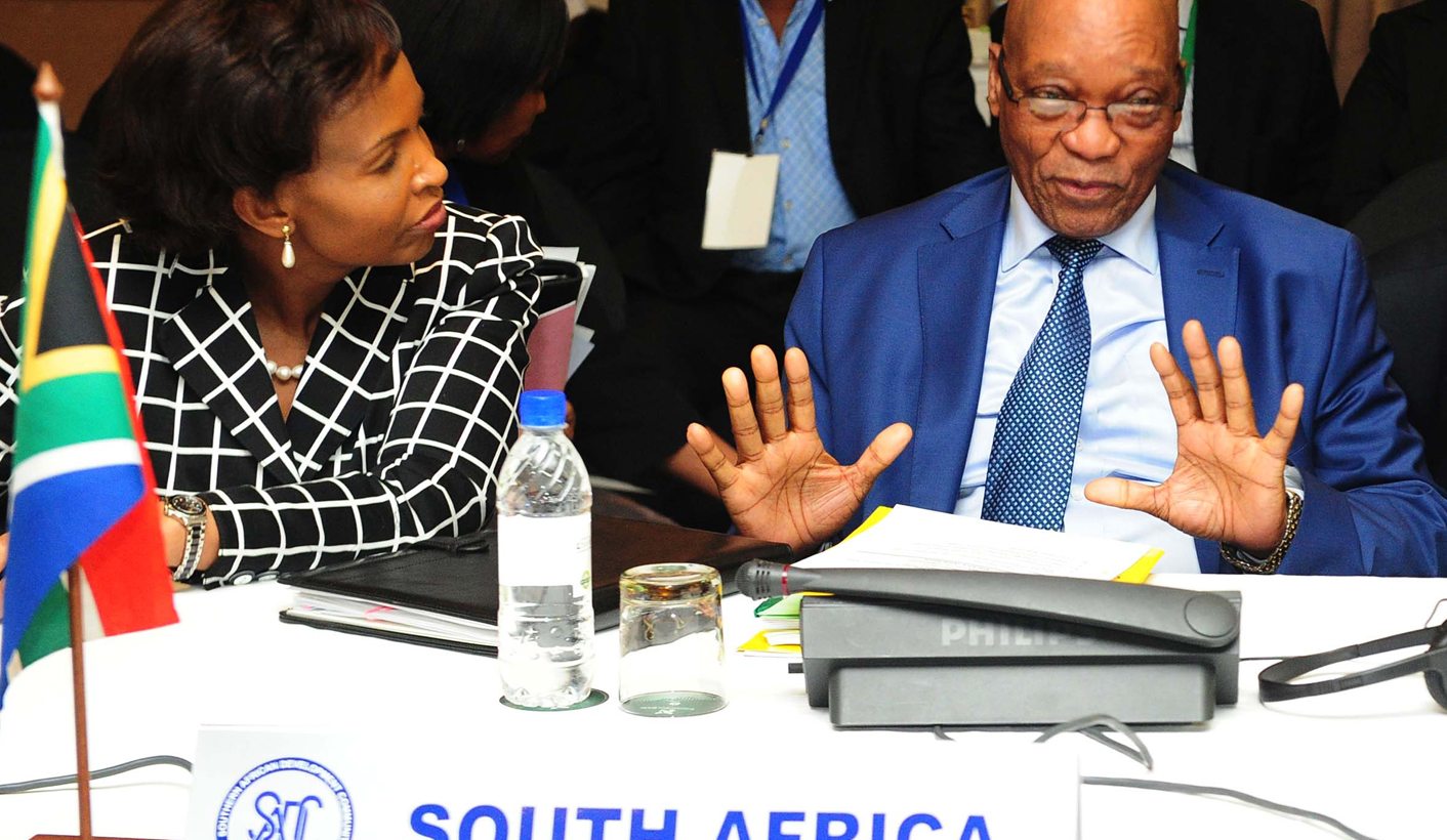 President Jacob Zuma during the SADC Organ Troika Meeting