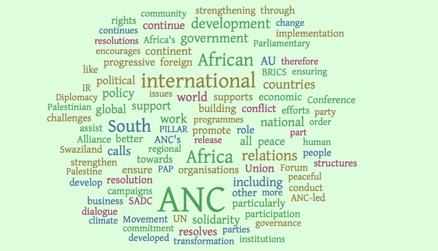 A cloudy foreign affairs mandate – the ANC’s thinking on SA’s international future