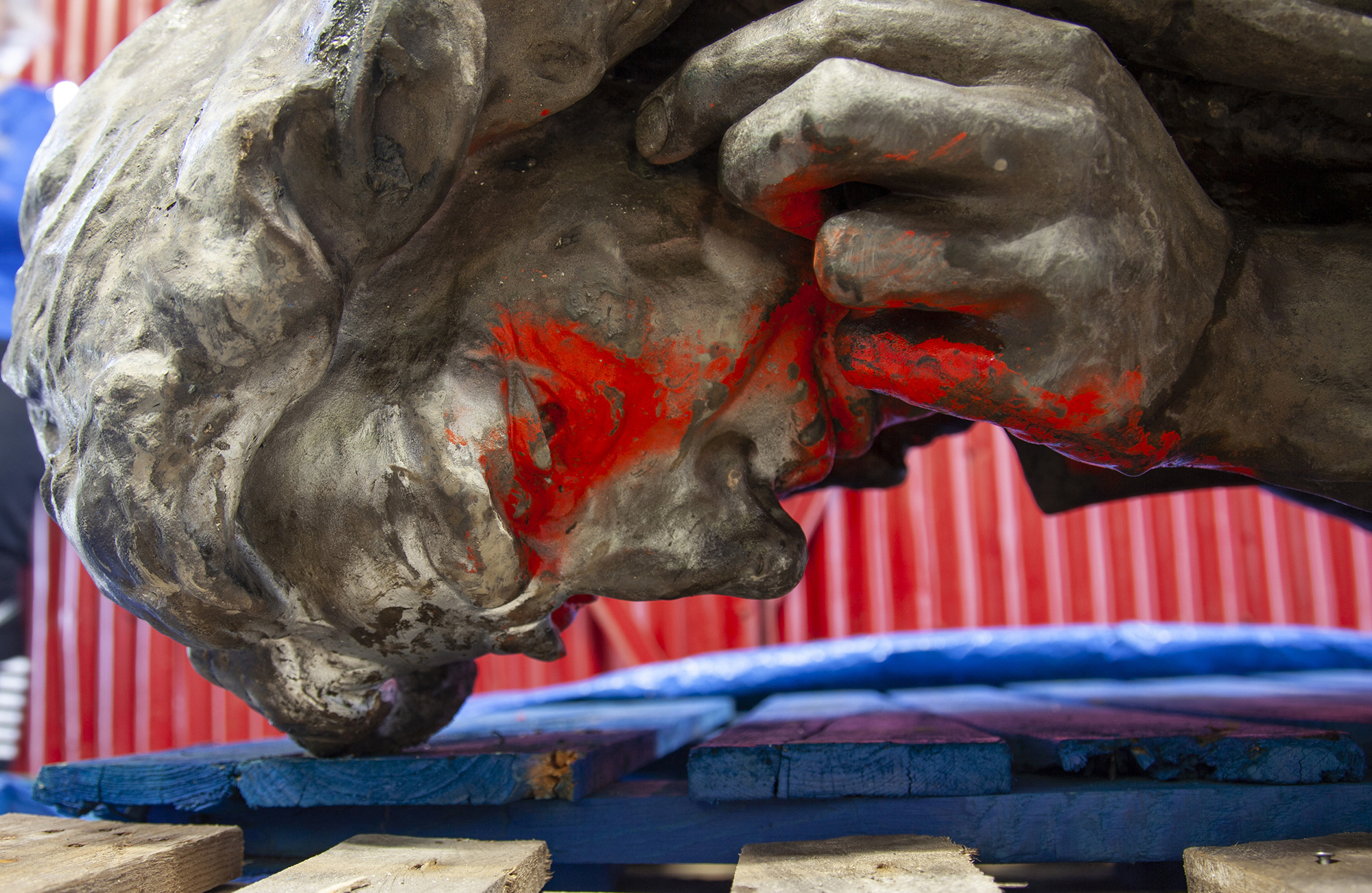 Toppling an odious past from its plinth