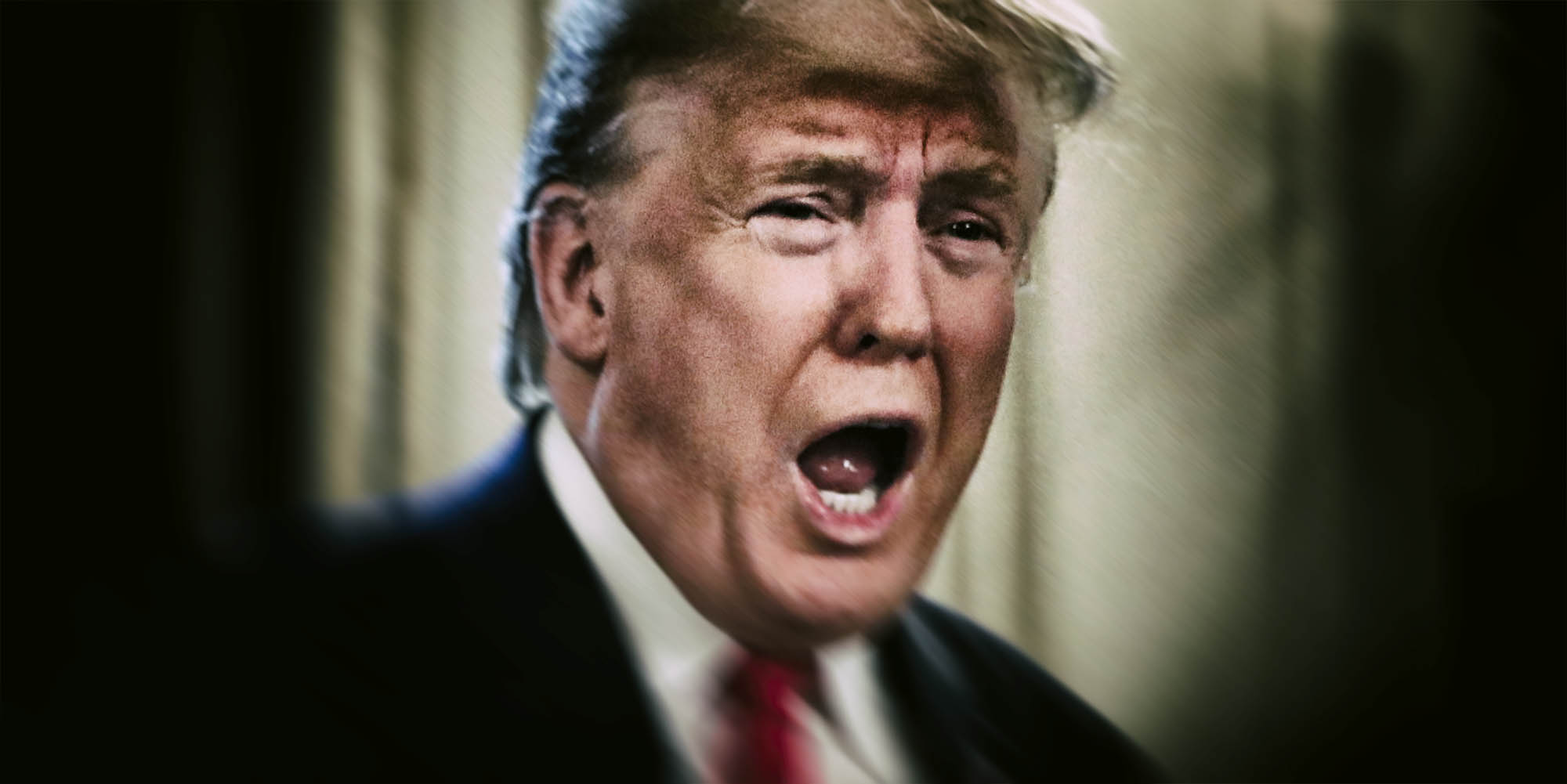 Donald Trump greets college athletes in Washington