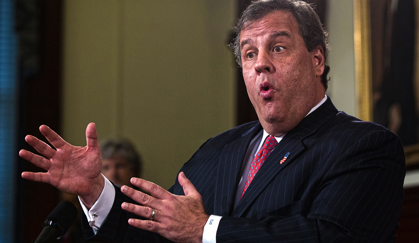 Chris Christie's XXXL-sized political hole, all of his own making
