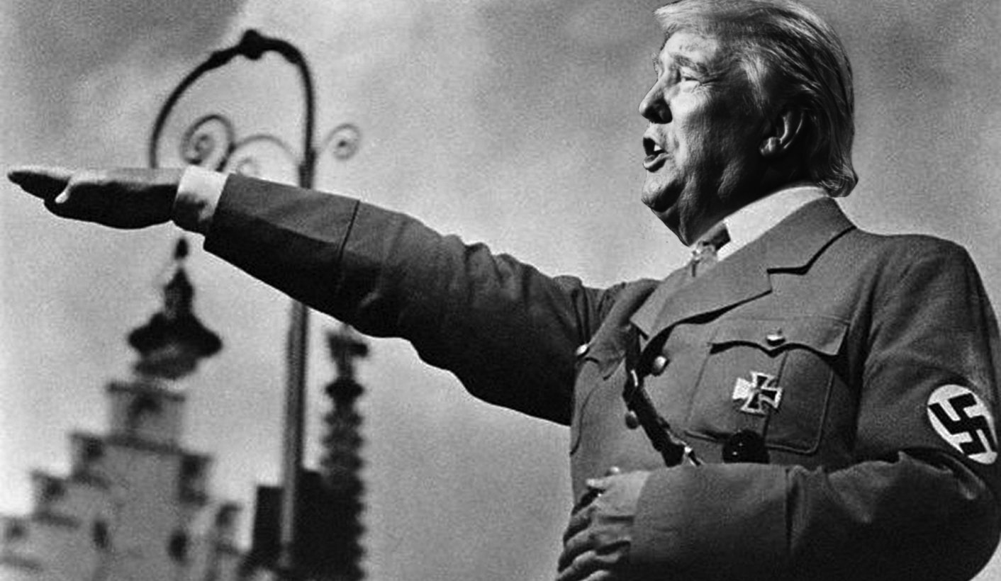 ‘And on this little card are the nuclear missile launch codes, President Trump’