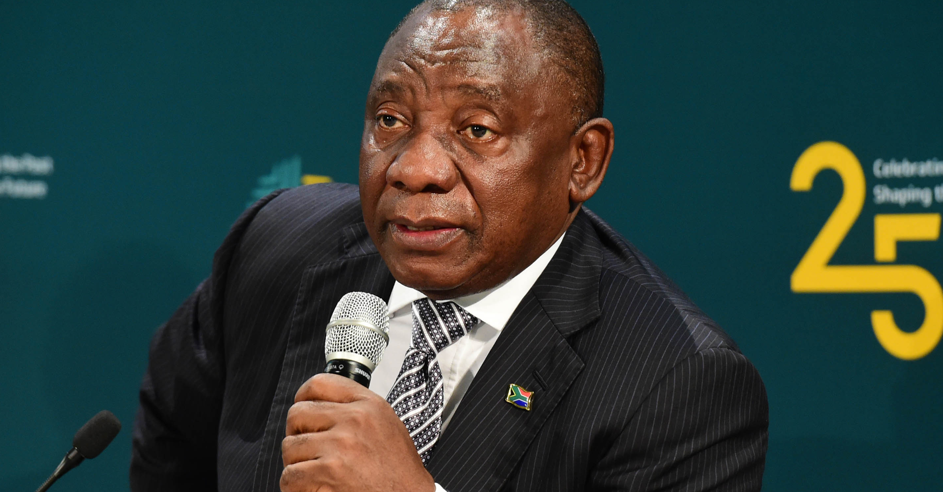 Flying home with Cyril Ramaphosa