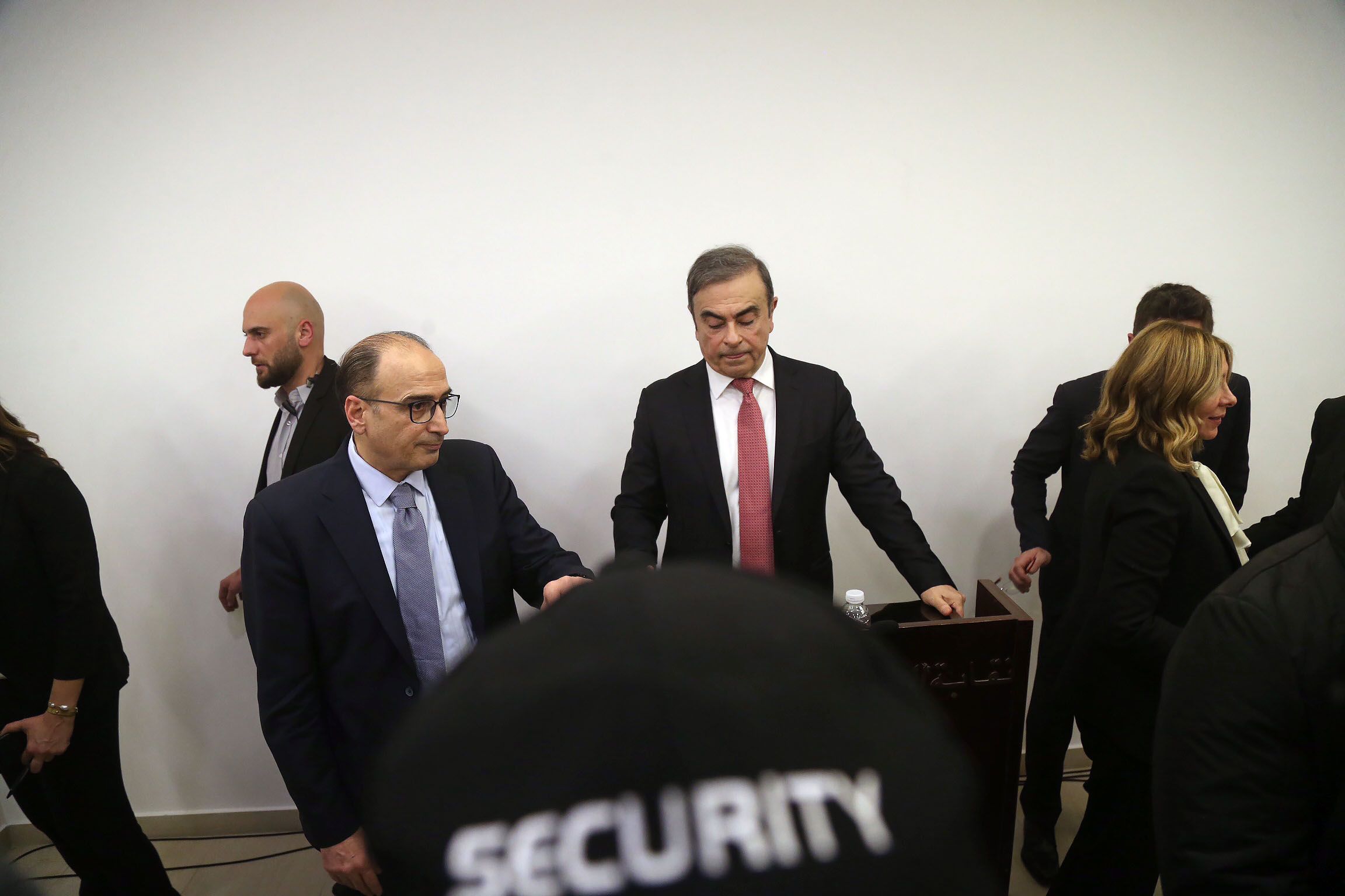 Former Auto Titan Carlos Ghosn Addresses Media After Escaping Japan