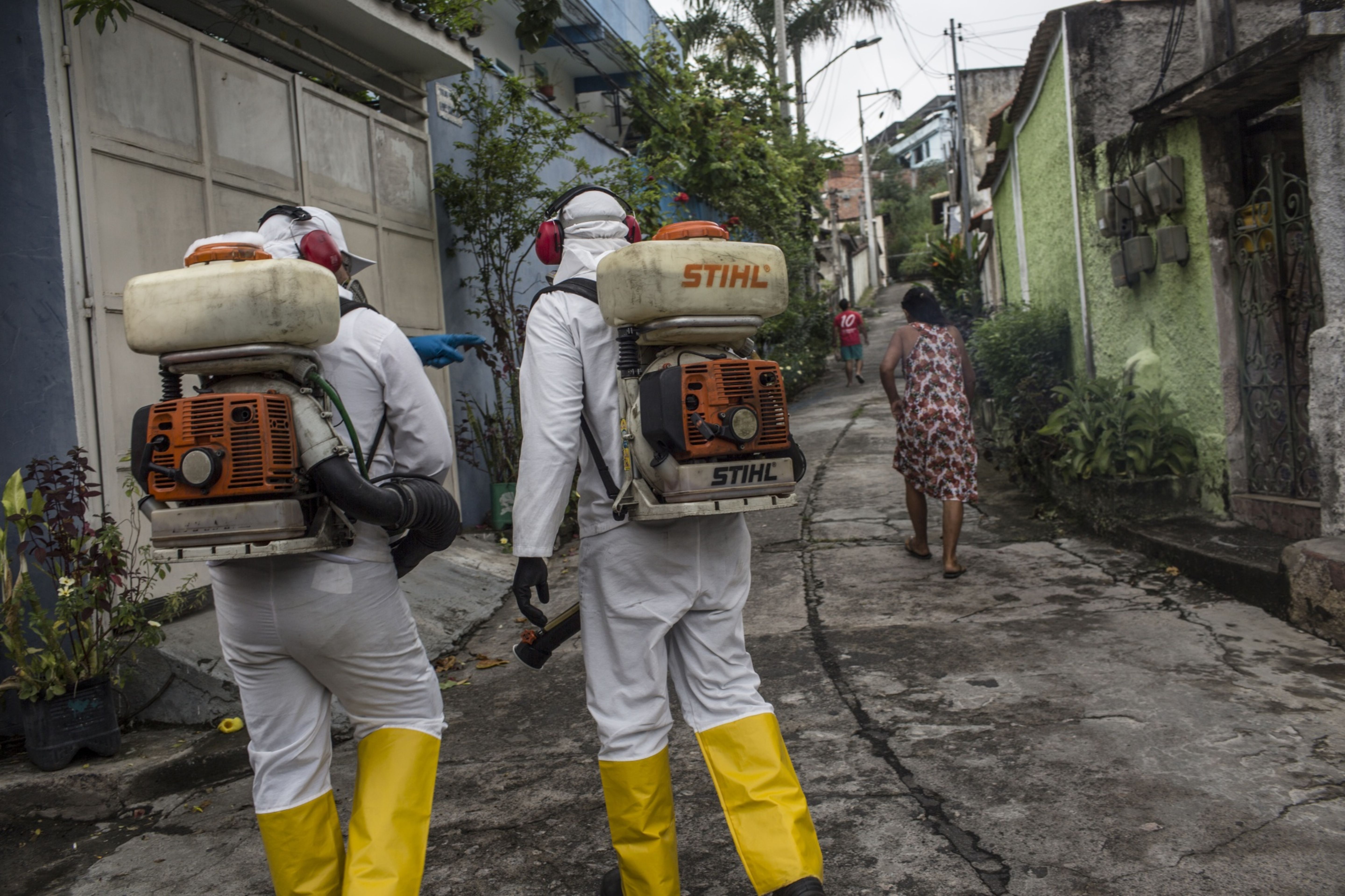 Crews Disinfect Streets As Coronavirus Cases And Deaths Rise