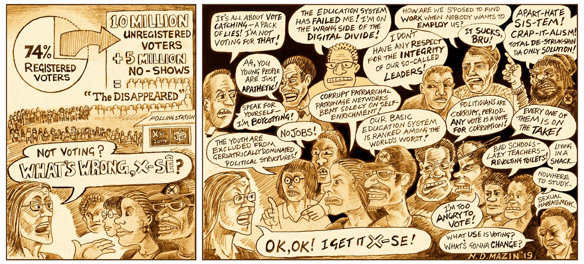 The Disappeared – more than 15 million eligible voters will not vote on SA’s future