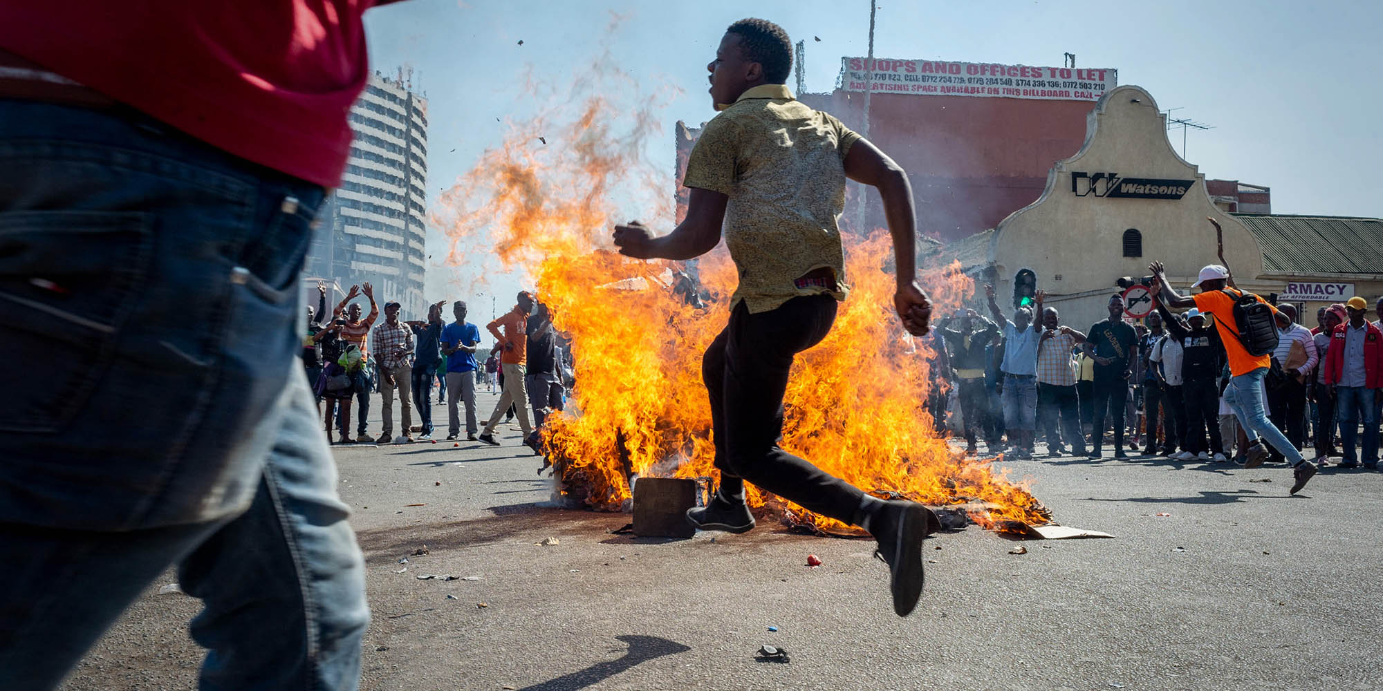 Unrest in Zimbabwe following elections