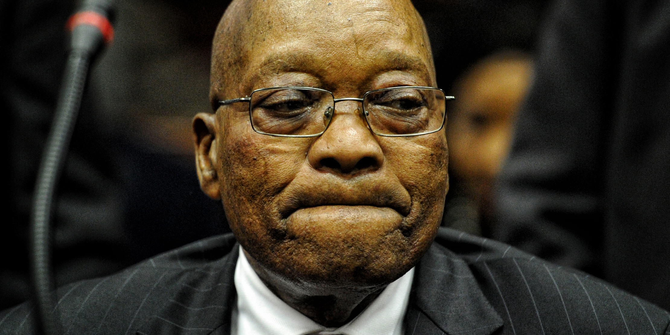 Former president Jacob Zuma in court, 8 June 2018. Photo by Feli