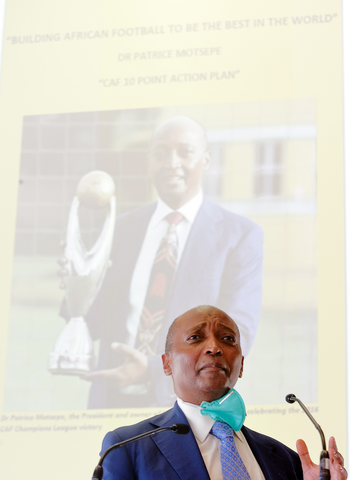 New CAF president Patrice Motsepe says his team will score for African football