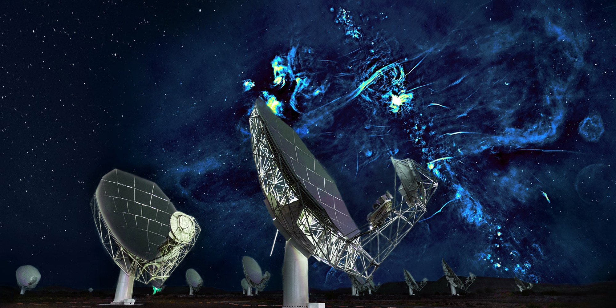 MeerKAT spots massive bubbles in Milky Way