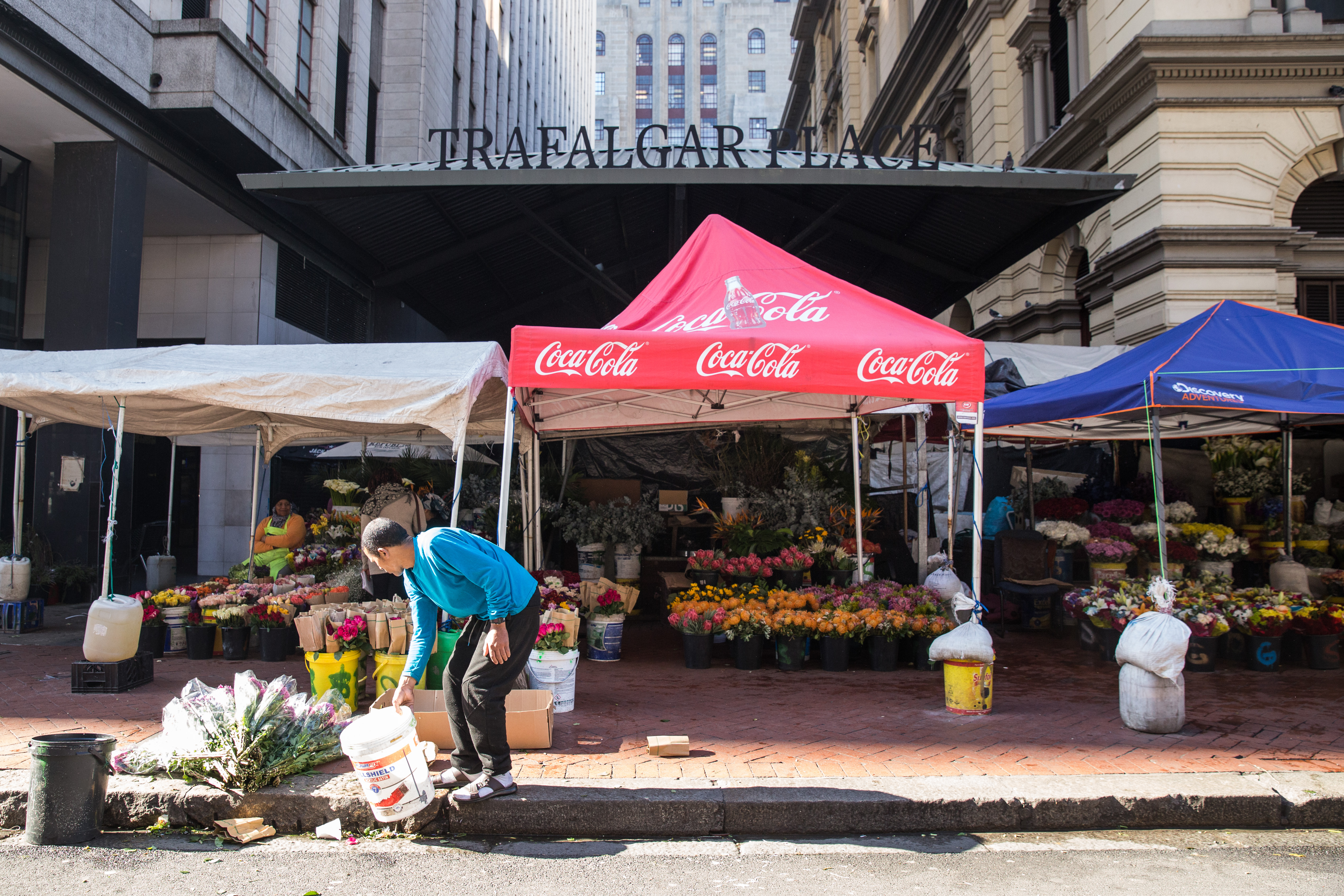 Generations of Cape Town flower traders cut it in the city market