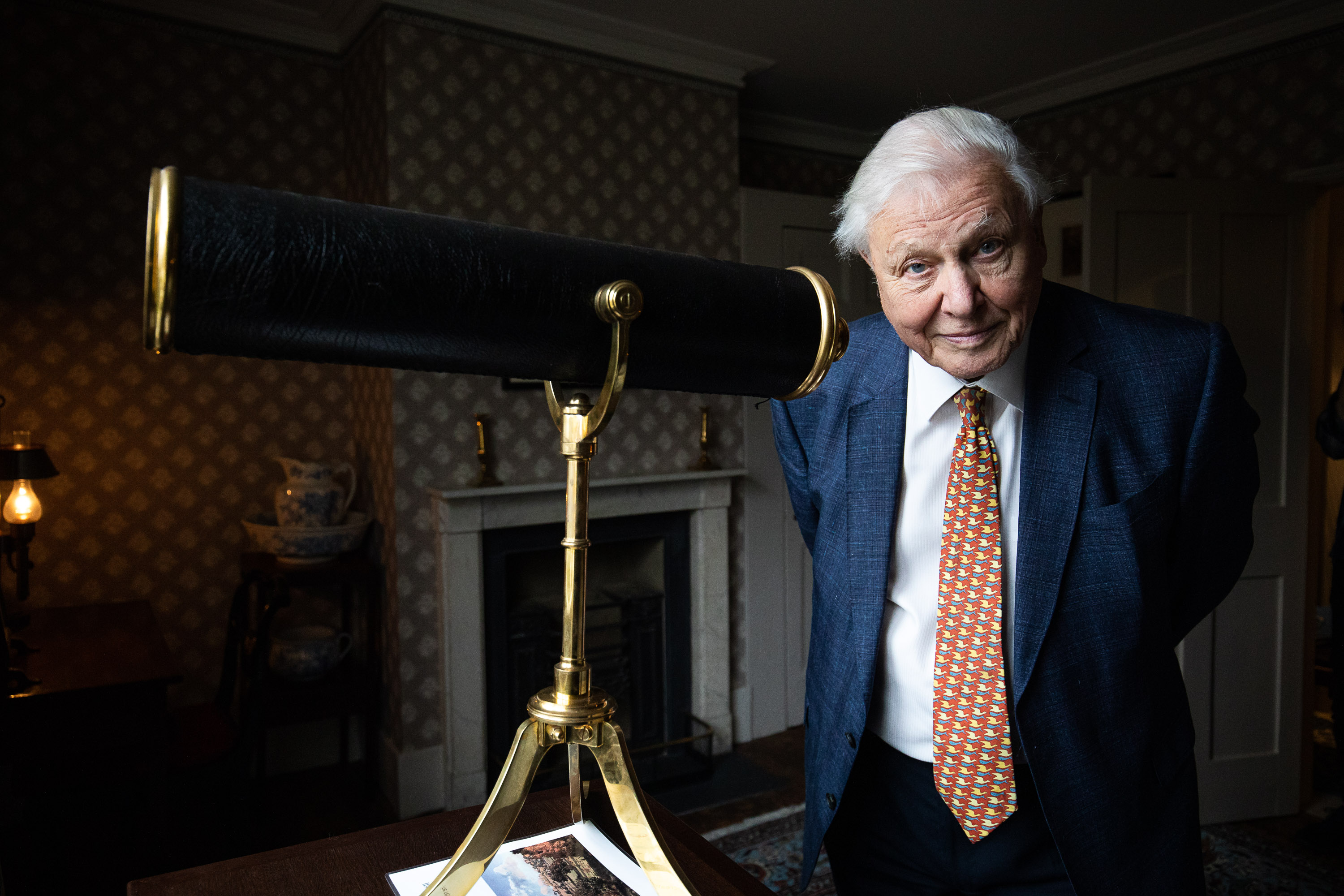 Sir David Attenborough Opens The Turner And The Thames Exhibition
