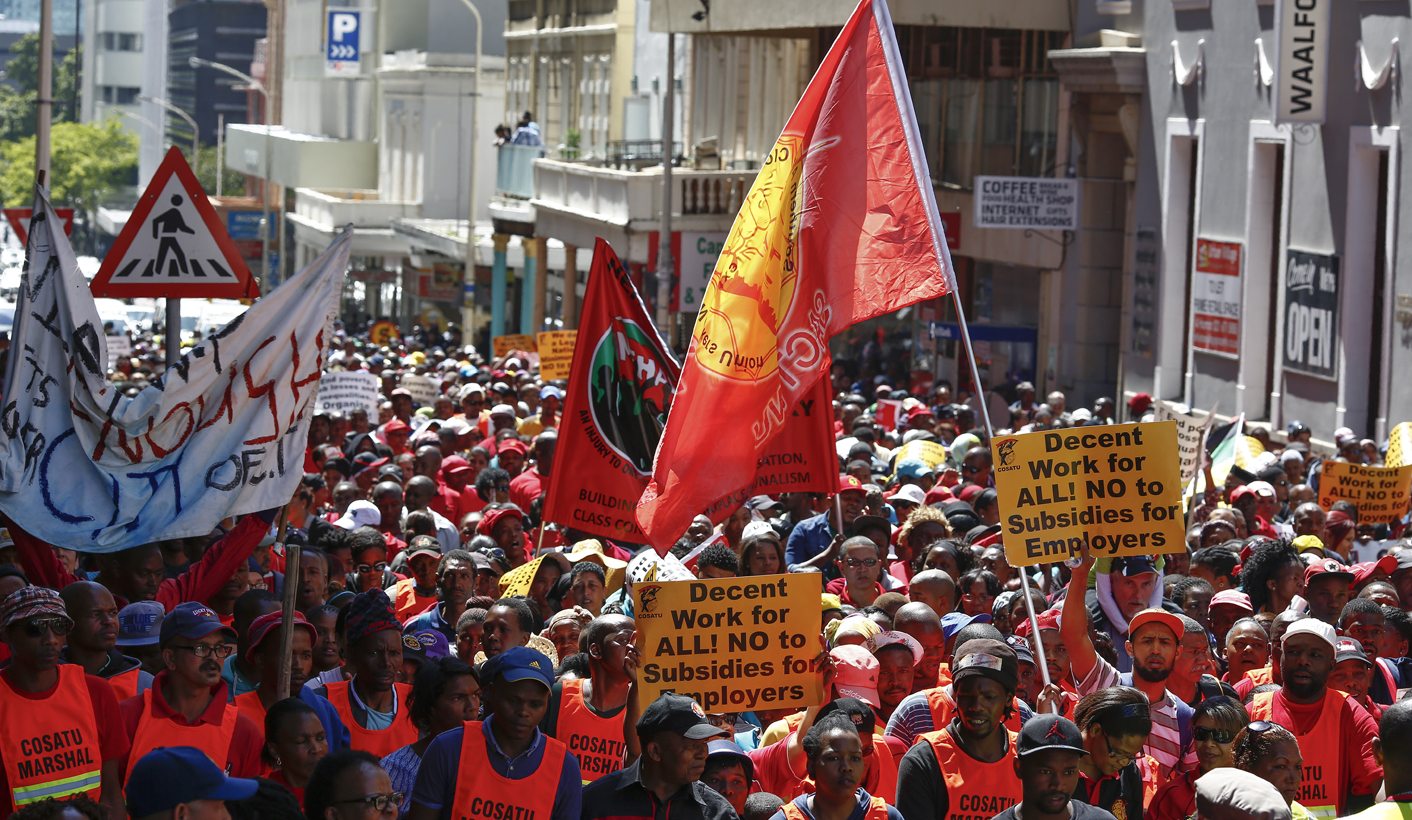 Cosatu at the ready for mass protest action on Wednesday
