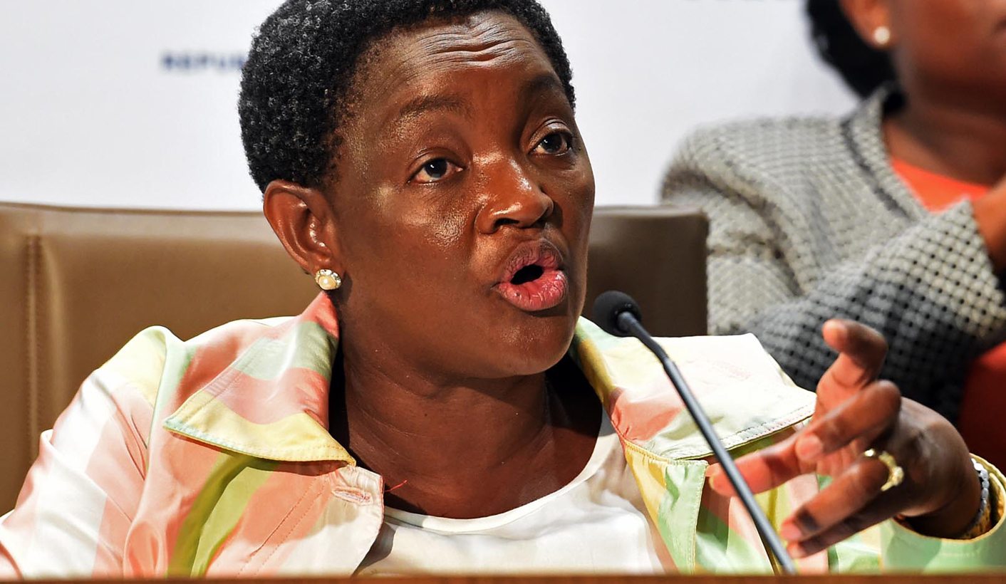 Minister of Social Development Bathabile Dlamini announces grant