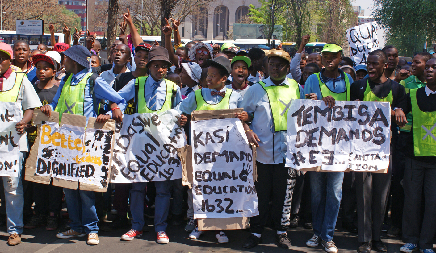 Toilet time in Gauteng schools