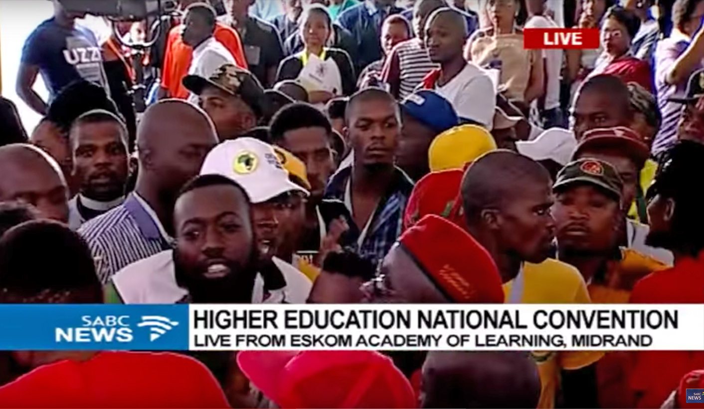 #FeesMustFall: Convention brawling highlights student divisions