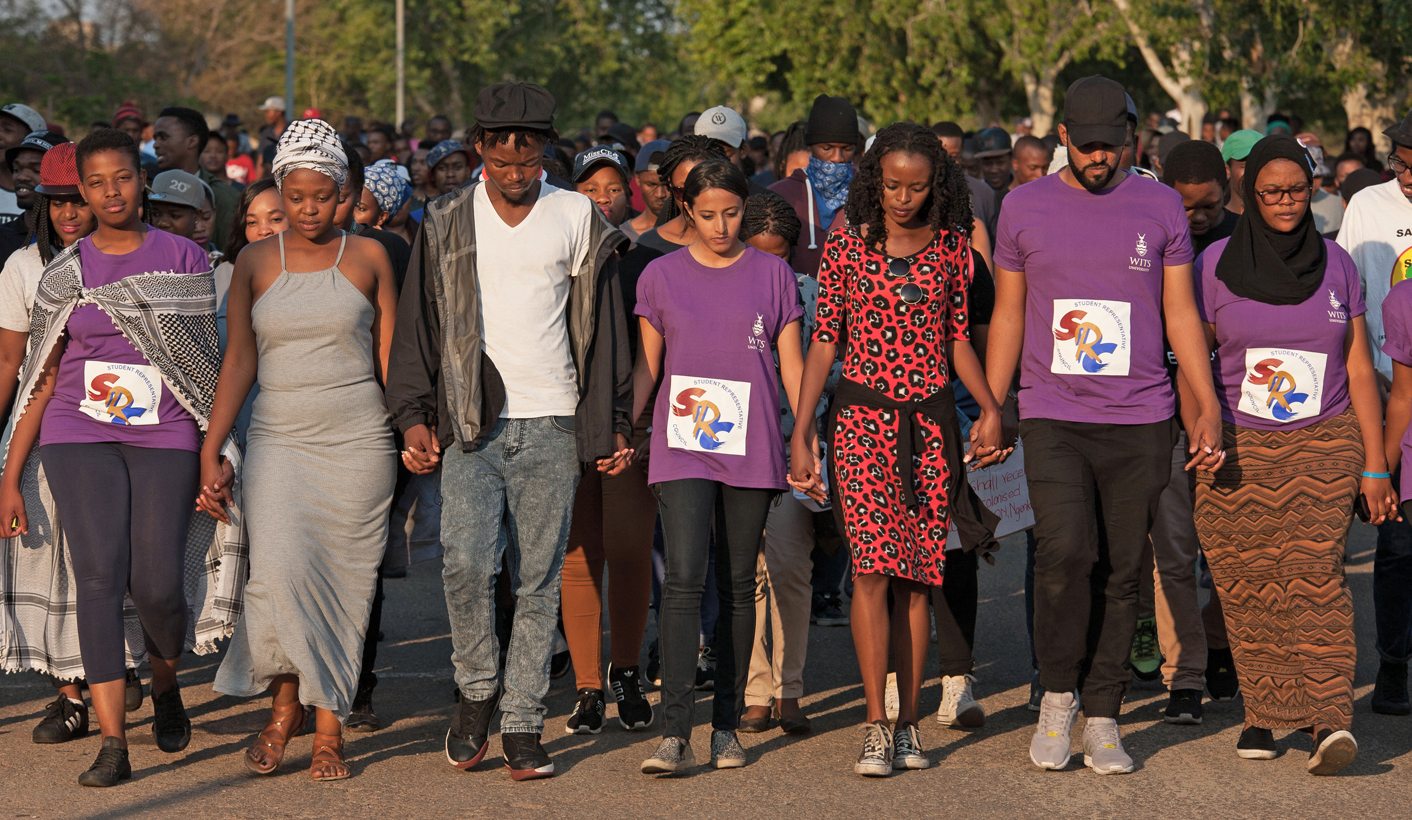 Student protests spread, while Wits marks a worker's death