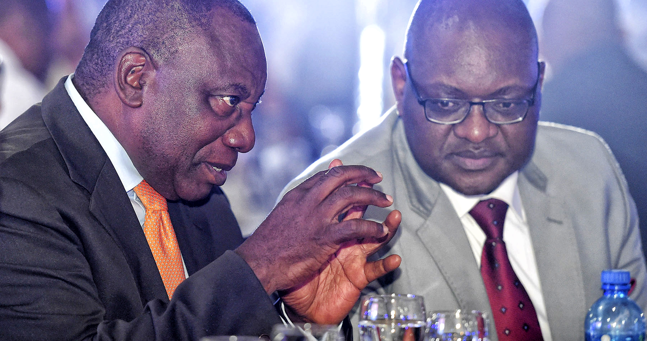 Discussing politics with Gauteng Premier David Makhura