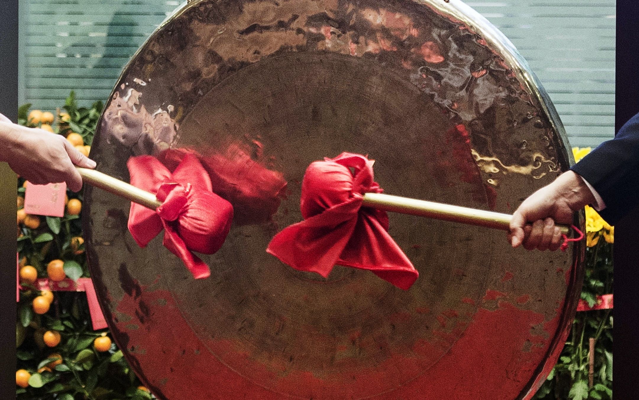 First Trading Day At The Hong Kong Stock Exchange After The Lunar New Year