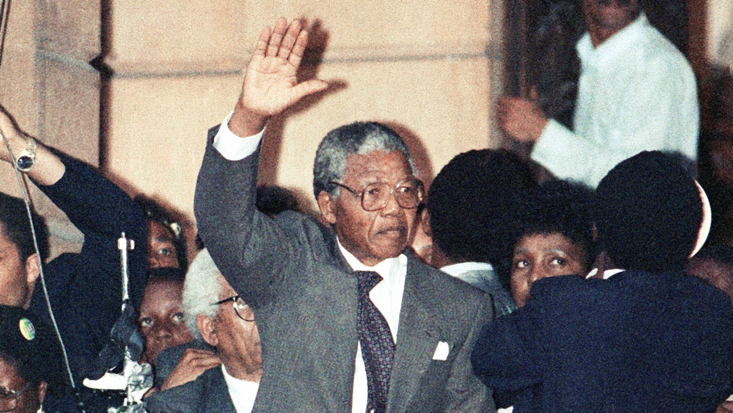 The moment Mandela was back among us