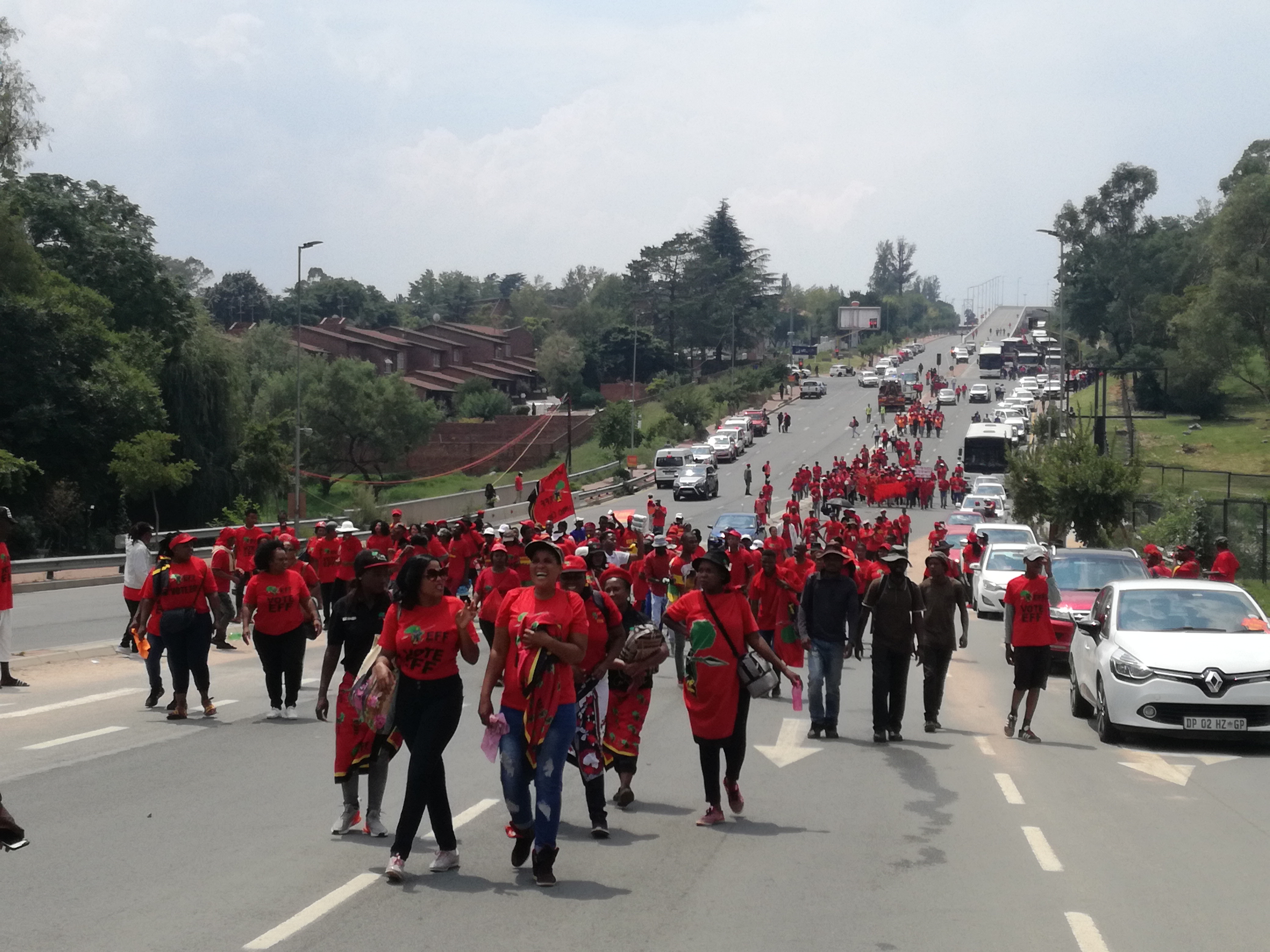 EFF march against load shedding and privatisation of Eskom