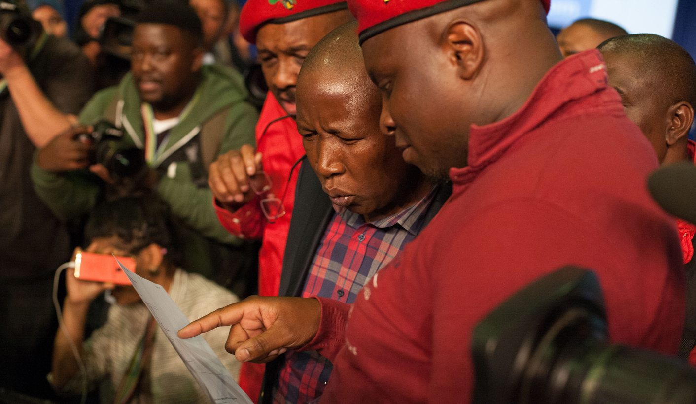 LGE 2016 results: Maimane claims Tshwane, Malema cagey on coalitions