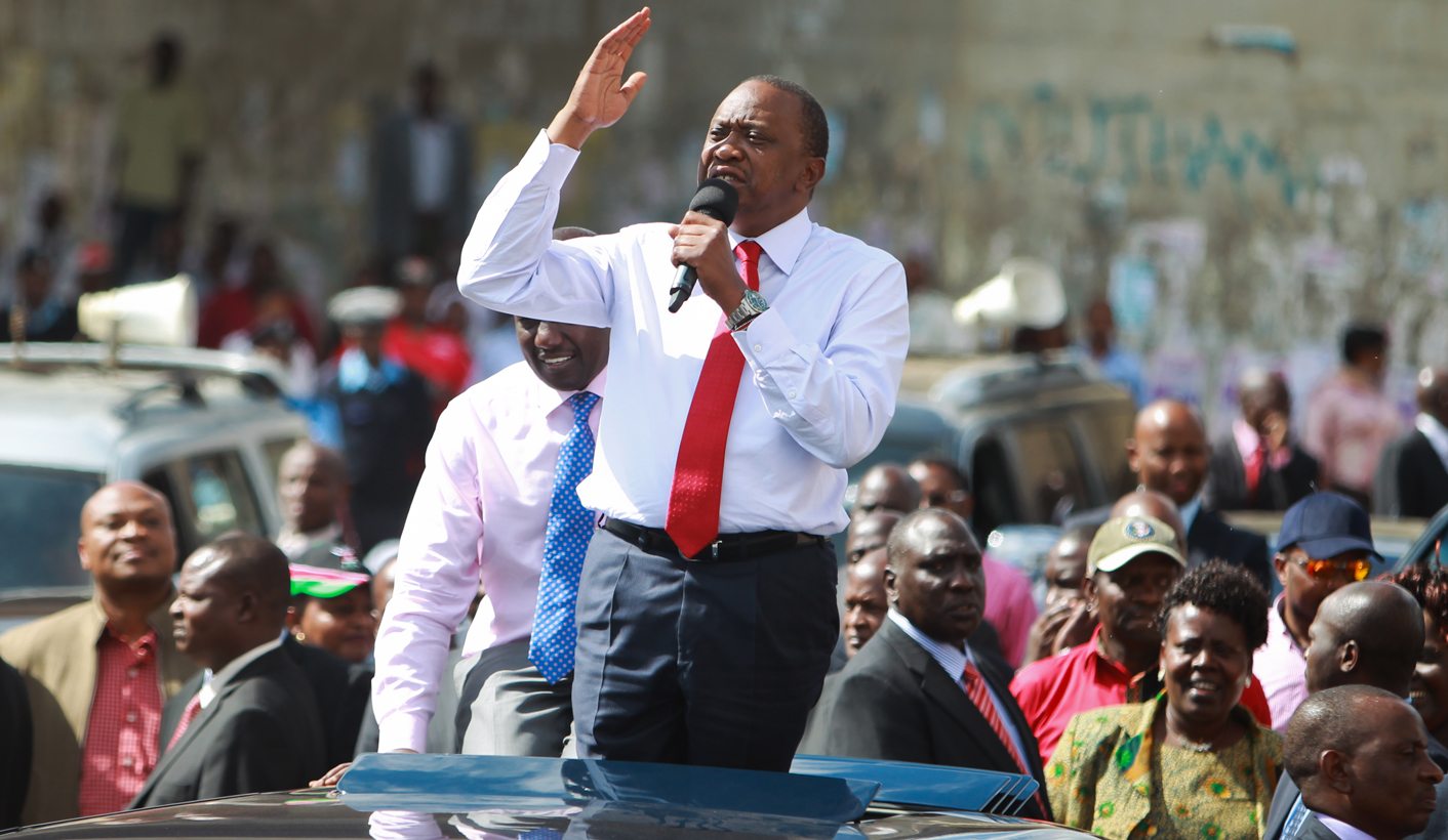 Kenyan President Uhuru Kenyatta welcomed back home after landing from The Hague