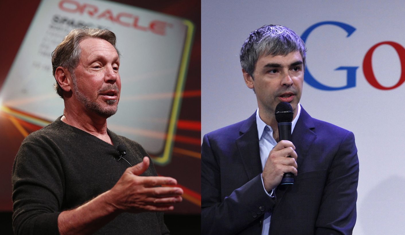 Larry Ellison introduces the company's latest SPARC servers in Redwood Shores