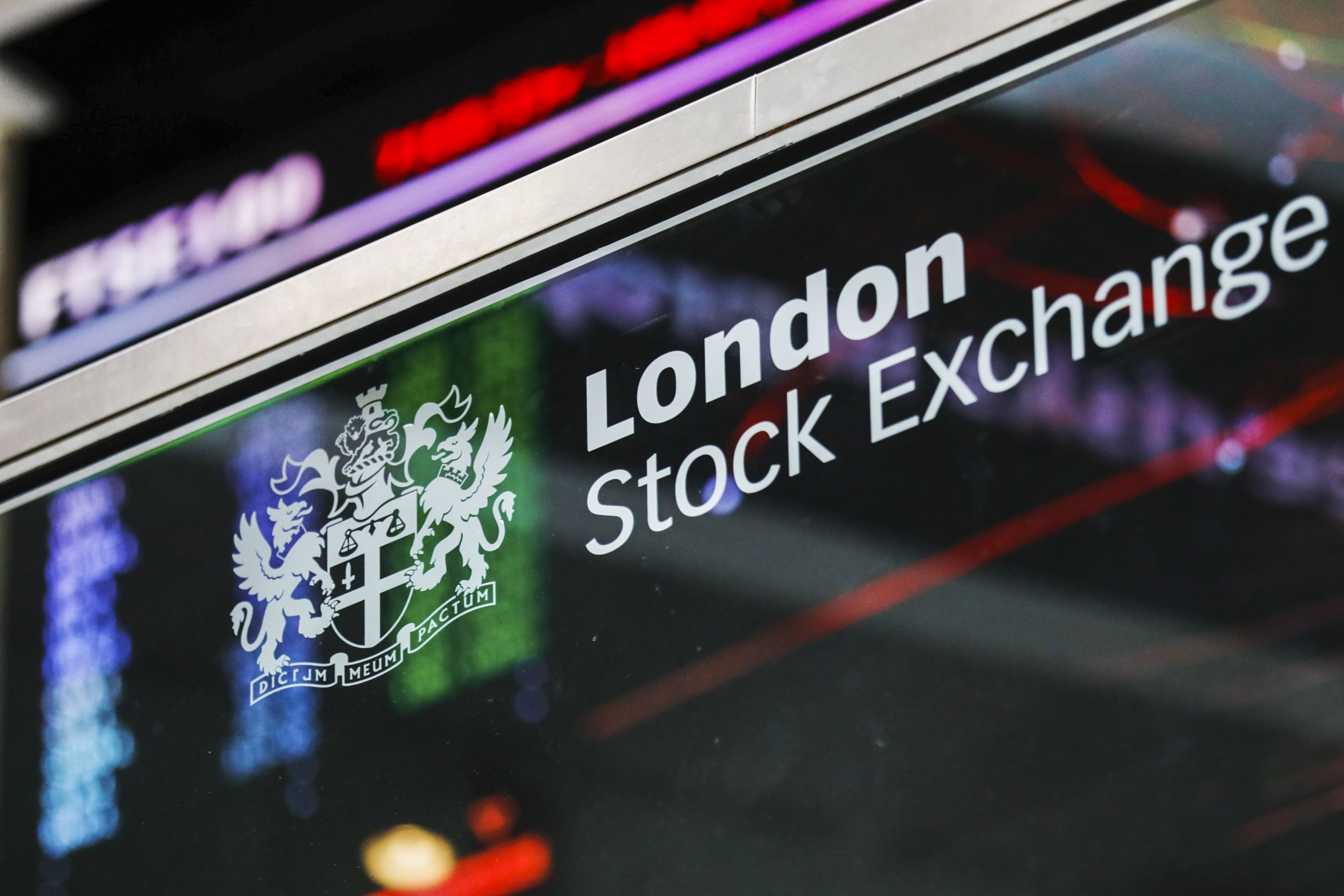 London Stock Exchange (LSE) in London,