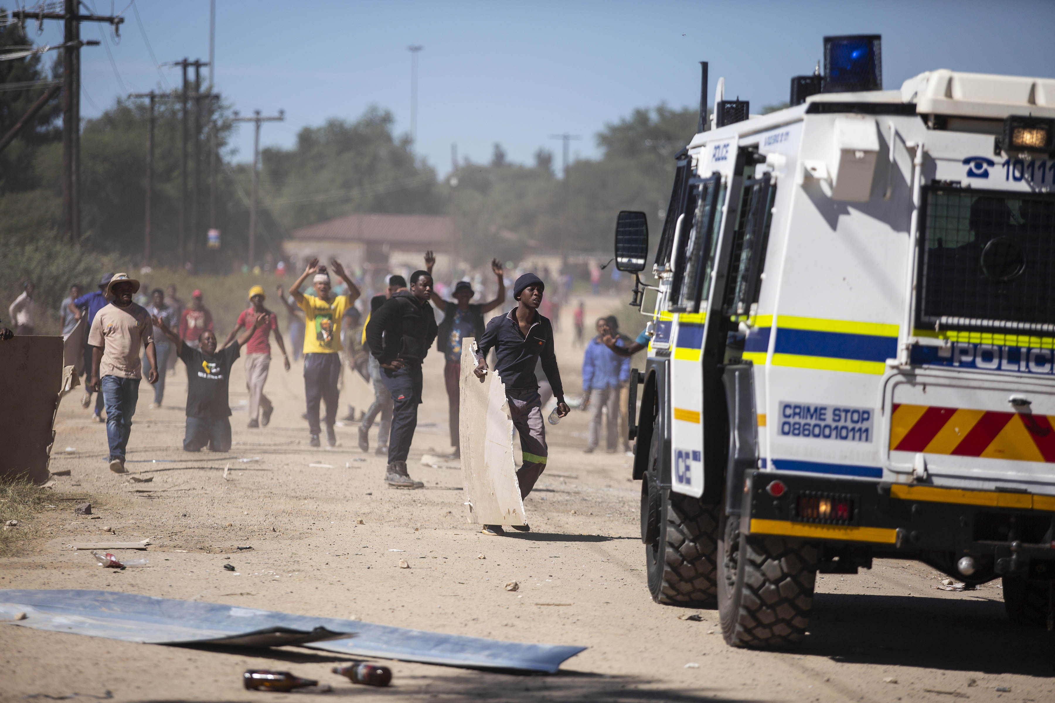 Photo Essay: Mahikeng revolts against unemployment and corruption