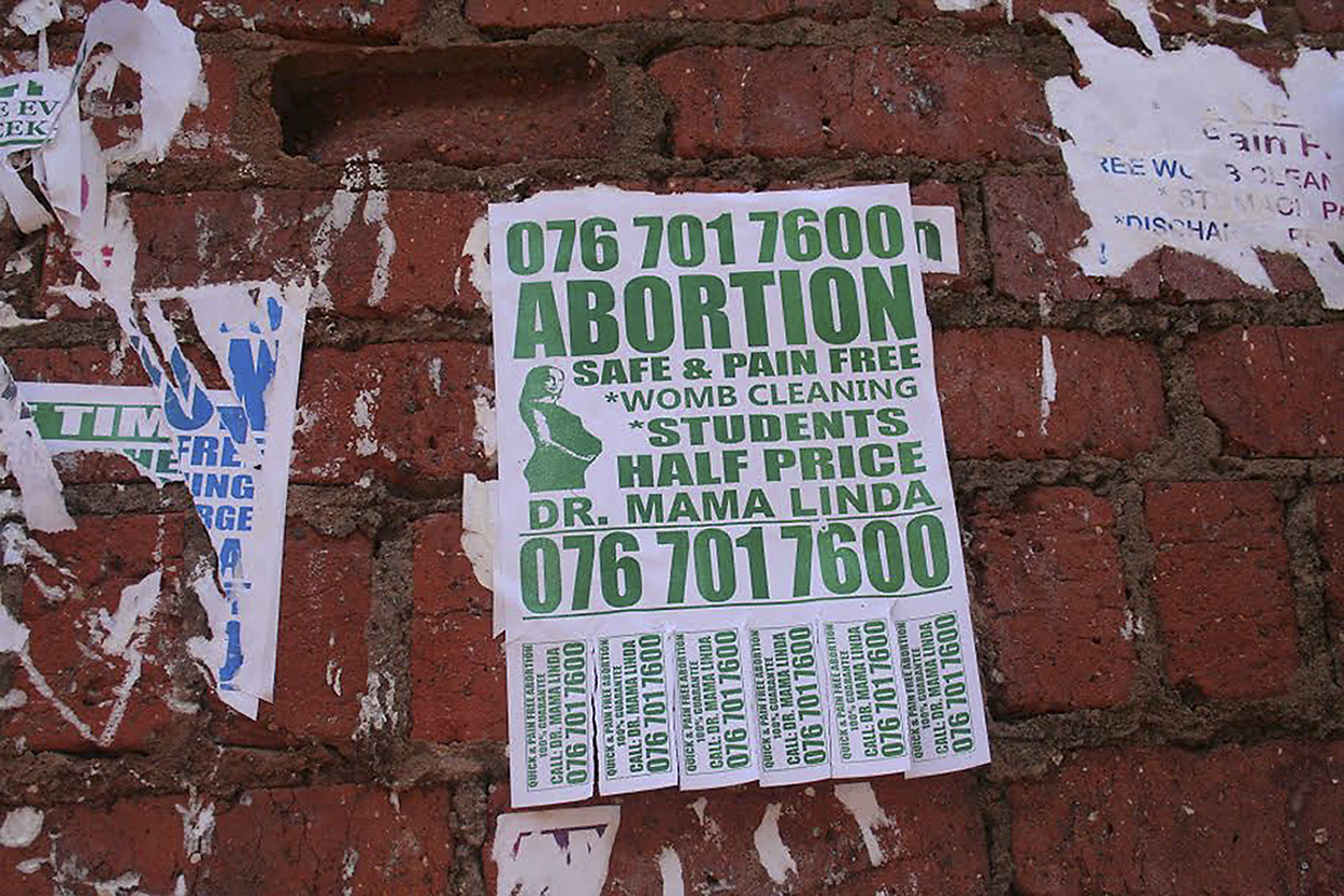 Safe Abortions.(Photo: Annica Mrincowitz)