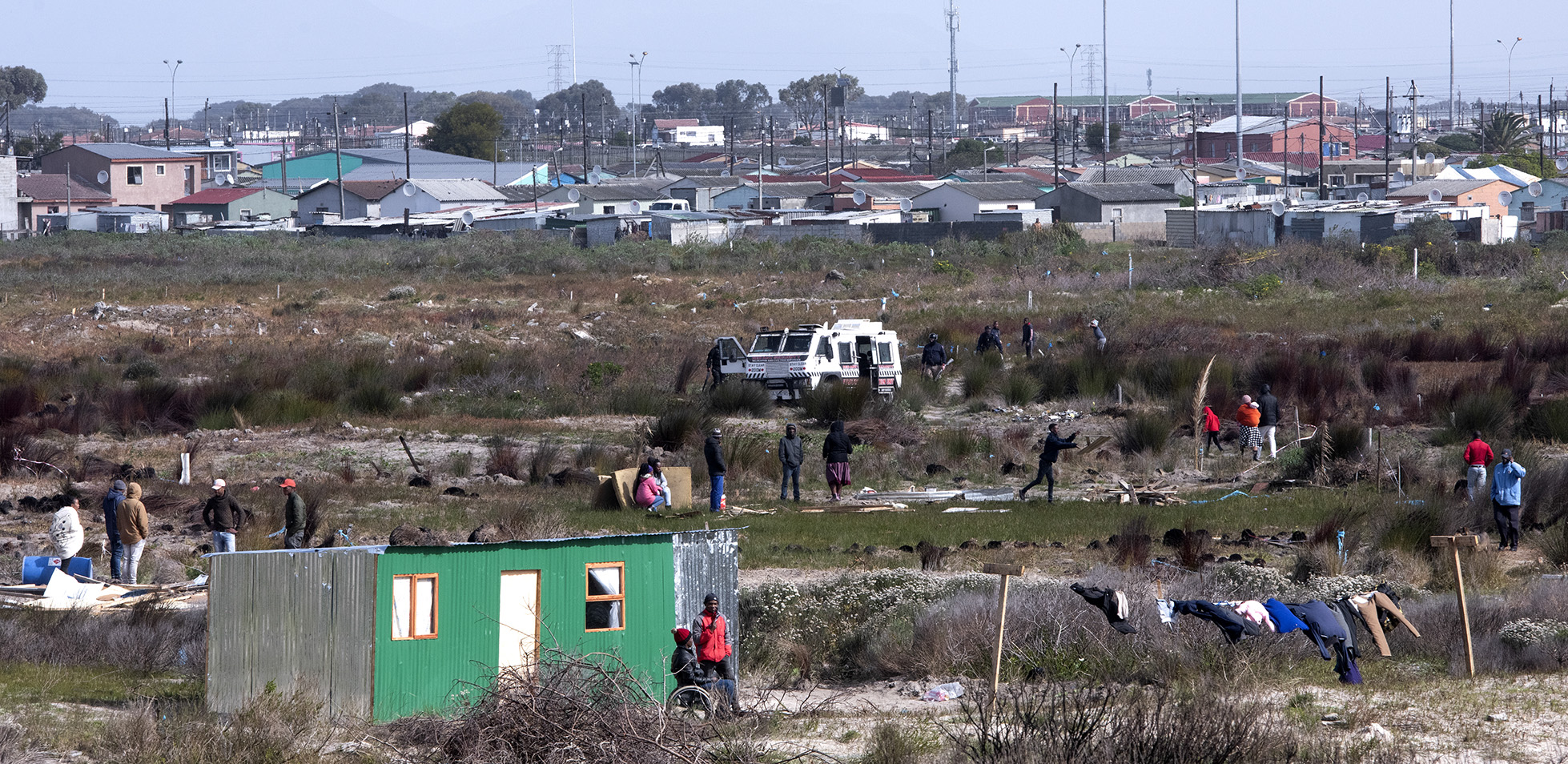 It is vital that Cape Town is able to protect public land from invasion, says city’s mayor 