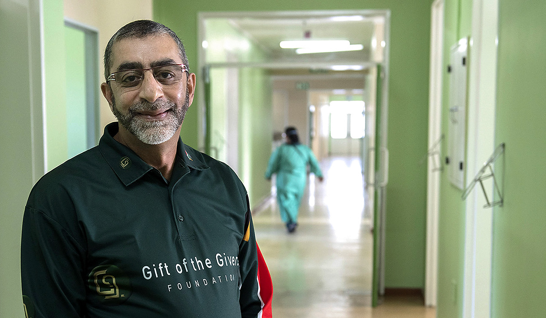 August 06 2020 - Dr Imtiaz Sooliman at the Gift of the Givers COVID Oxygen ward, newly opened at the Lentegeur Hospital in Mitchells Plain, Cape Town. Photo by David Harrison