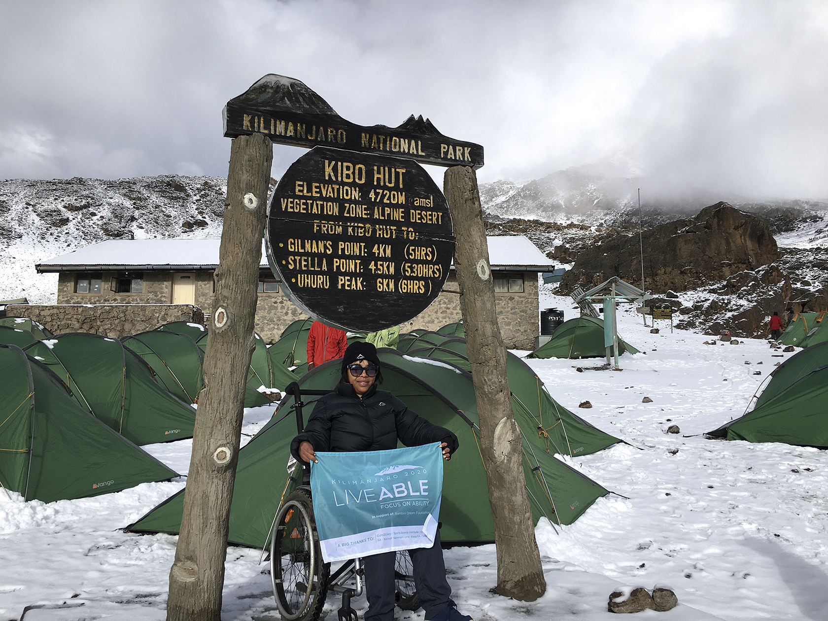 Wheelchair-bound South African conquers Kilimanjaro