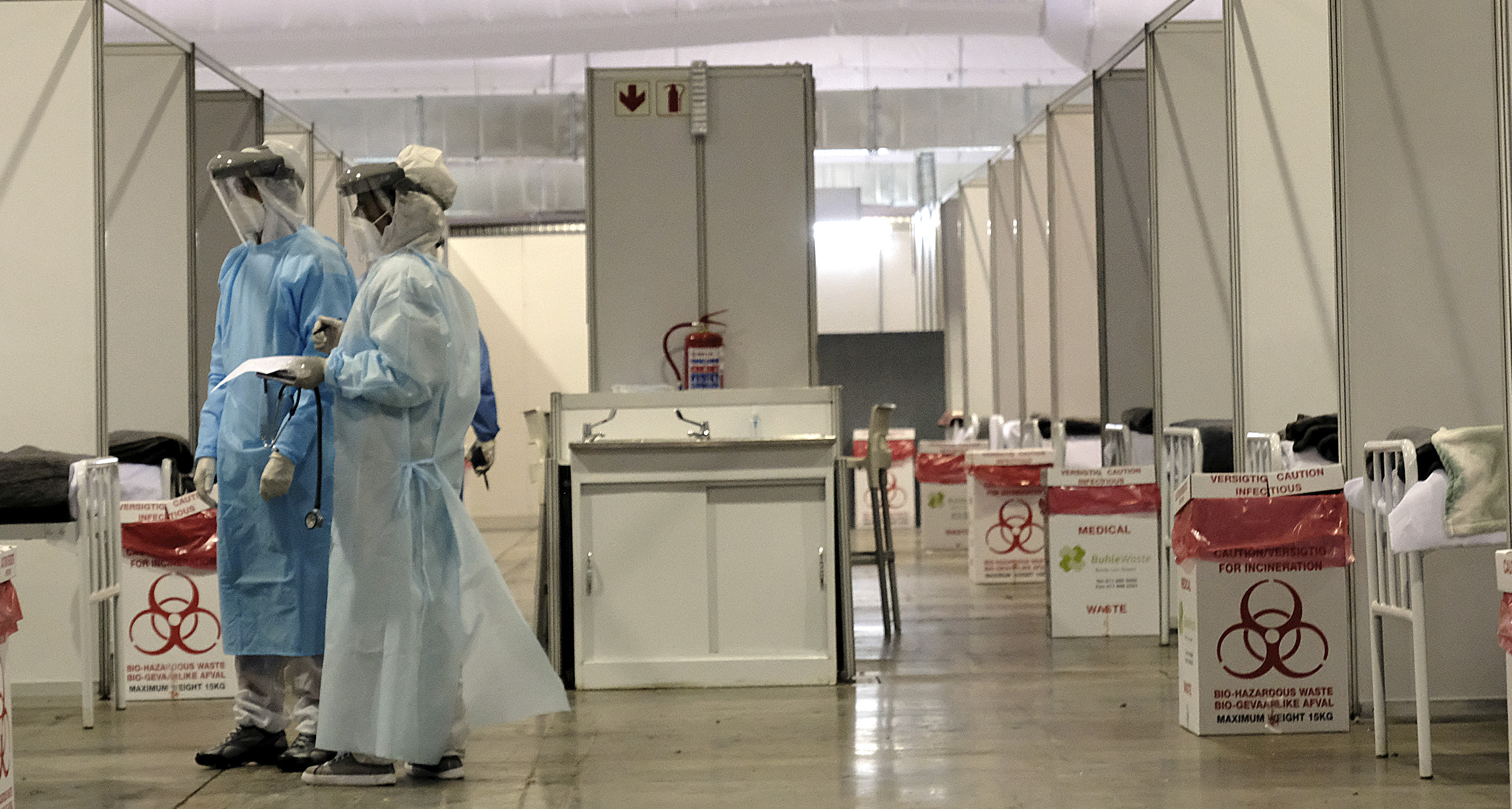 Gauteng’s Nasrec Field Hospital gets first patients after life-saving donations