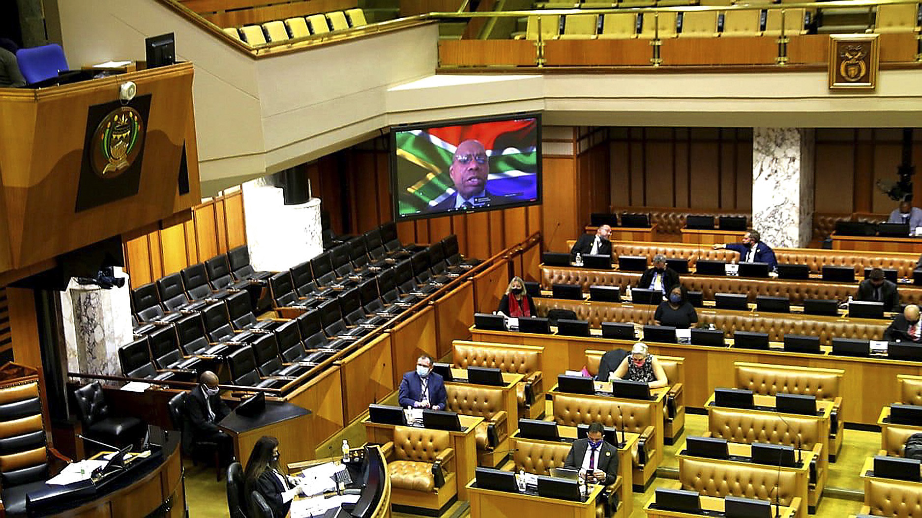 National Assembly holds its first hybrid sitting, 28 May 2020.(Photo: GCIS)