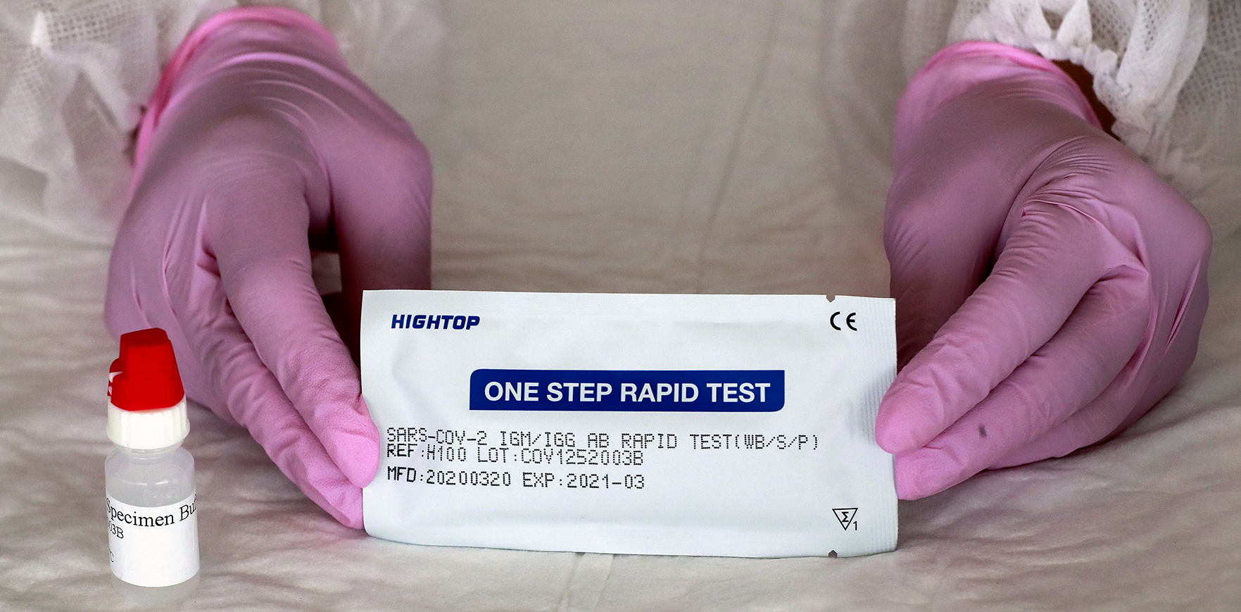 Coronavirus past infection mass testing in Bucharest at National Arena Stadium