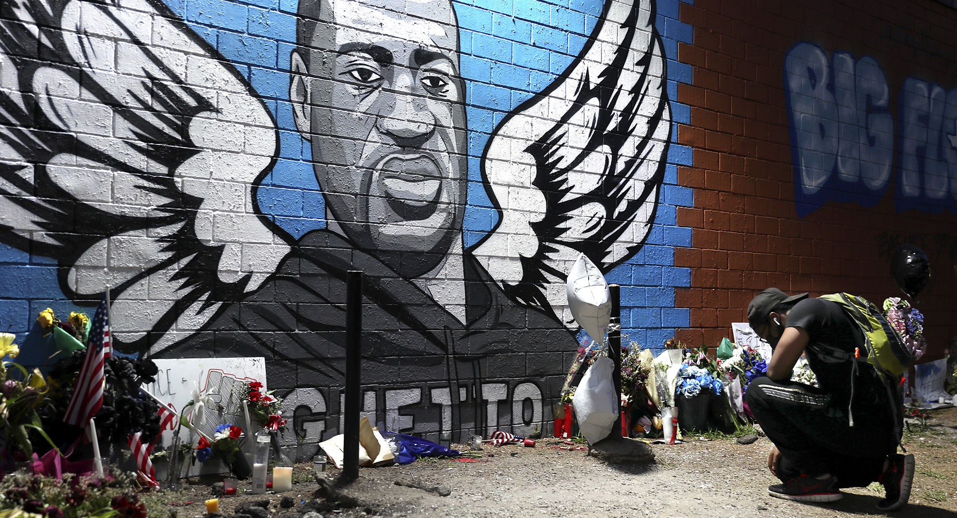 Public Memorial For George Floyd Held In Houston