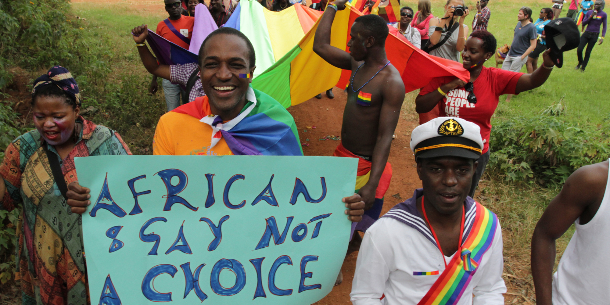 Uganda gay pride march